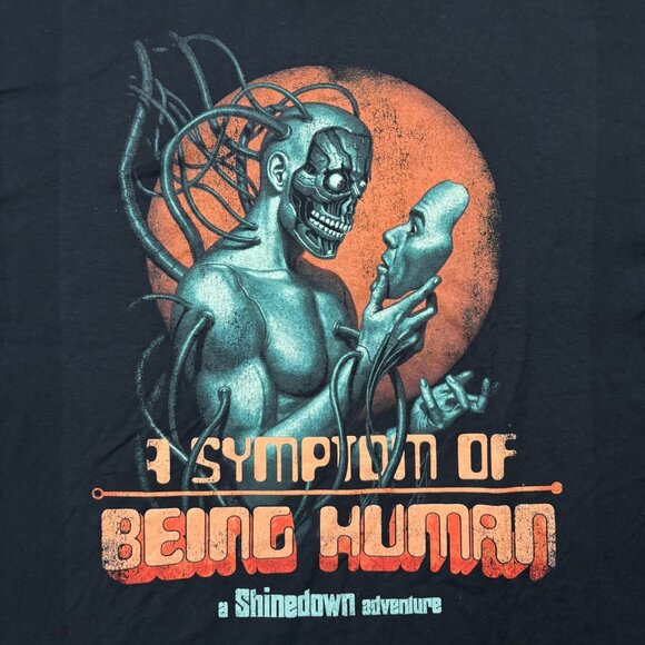 Shinedown Planet Zero Tour Rock T-Shirt Size 2XL - Picture 2 of 5